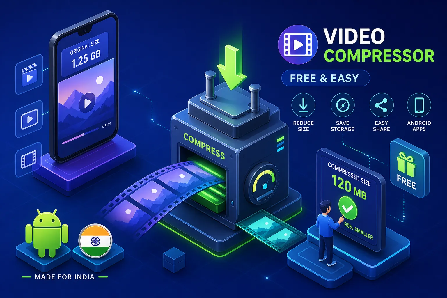 7 Best Free Video Compressor Apps for Android in India 2026