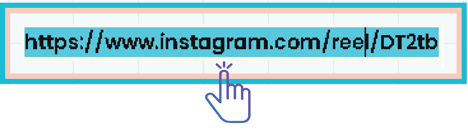 Copy Instagram video link from app